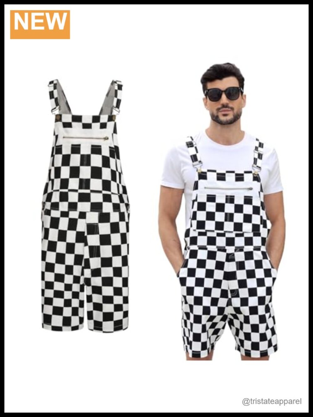 Cotton Denim Bib Overalls Shorts Zipper Fly Workwear Adjustable Straps
